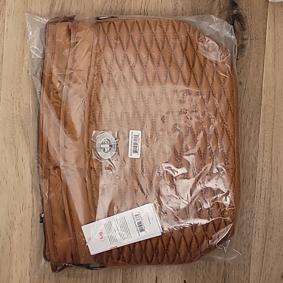 NWT LUG Adagio Crossbody Bag Purse Copper Brown RFID - Picture 2 of 3